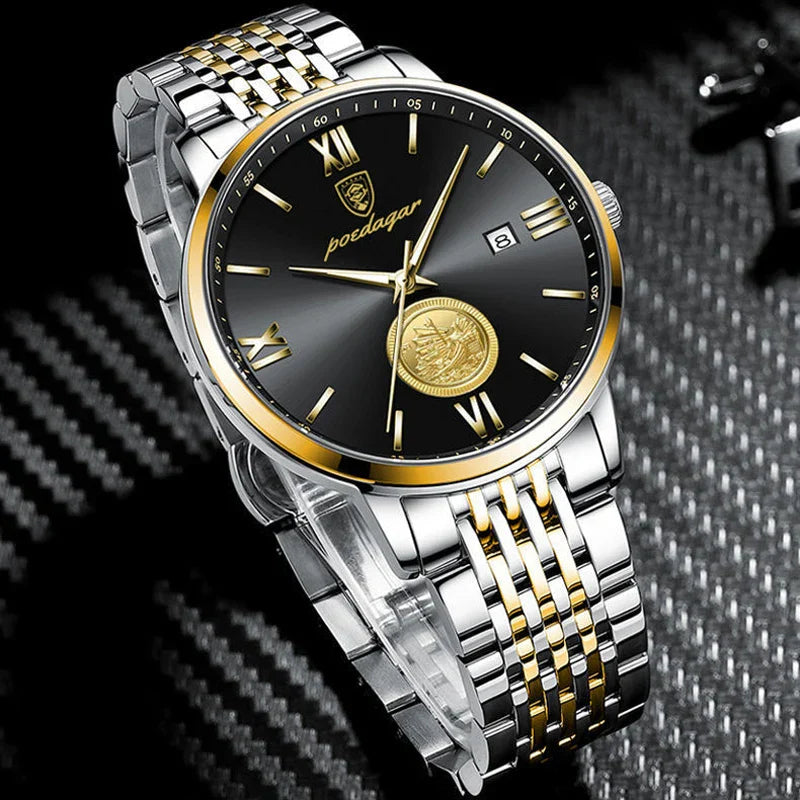 Men's Fortuna Elegant Quartz Steel Watch