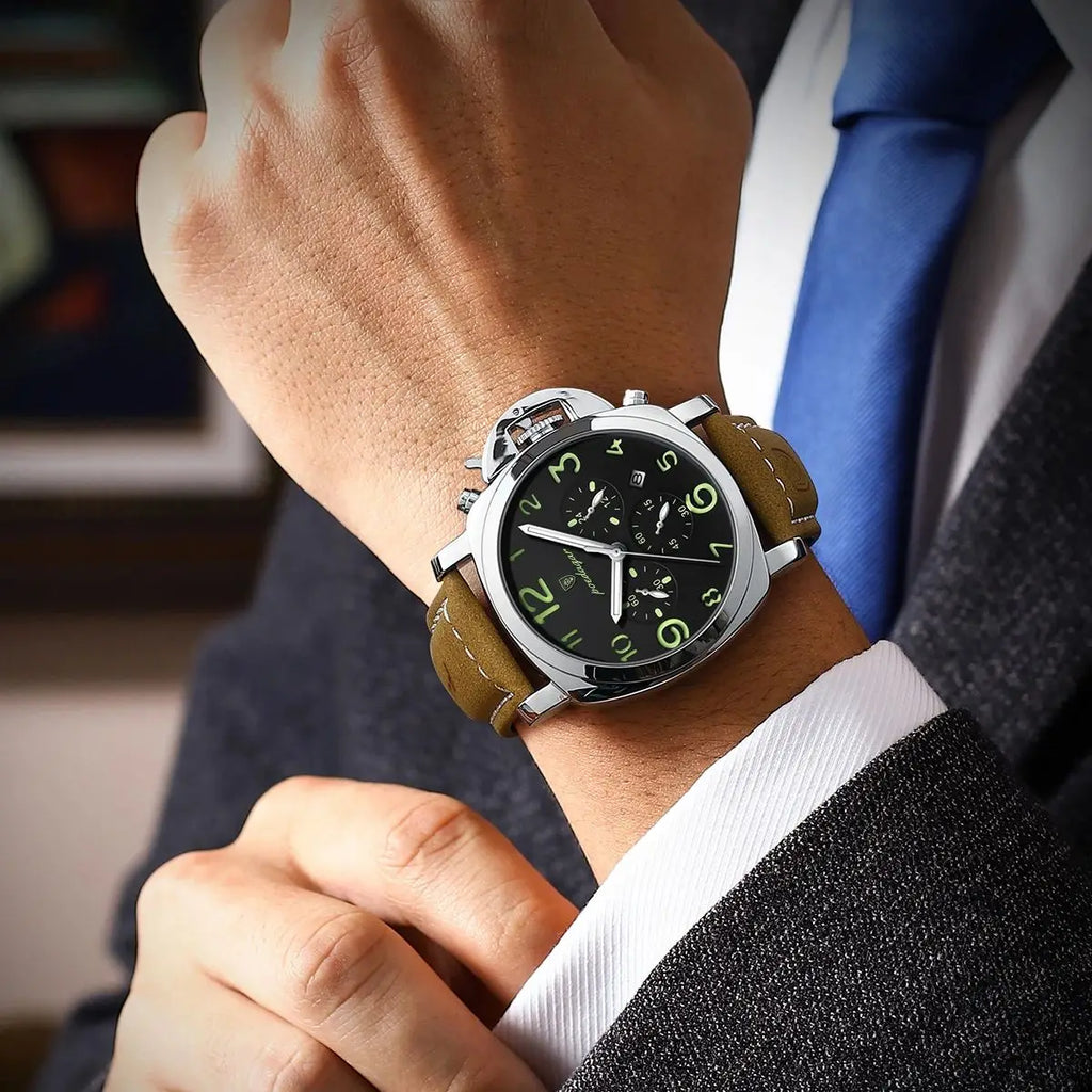 Men's Bordeaux Classic Luxury Quartz Watch