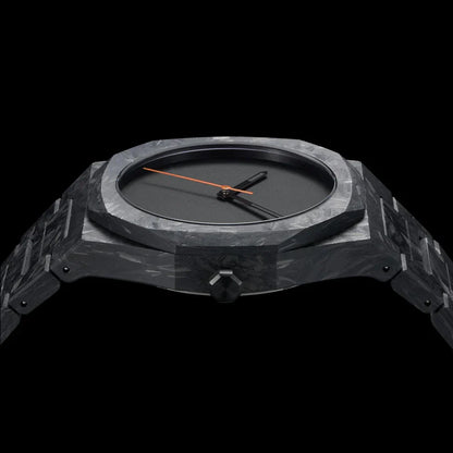 Men's Minimalist Carbon Watch