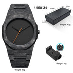 Men's Minimalist Carbon Watch