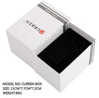 CURREN Original Brand Watch Gift Box & With Carry Bag (Size: 11cm - 7.7cm - 7.2cm)