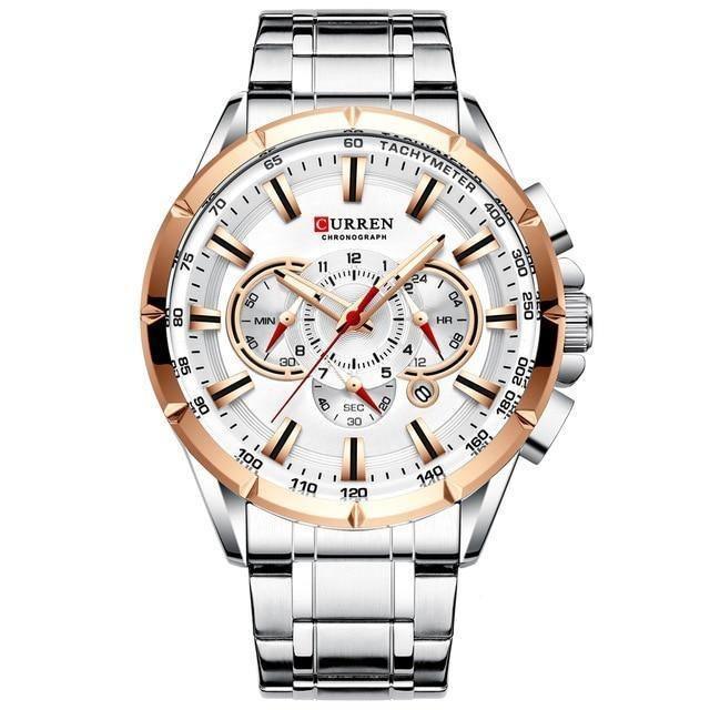 Men's Premium MP027 Watch with Leather Strap