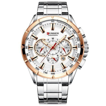 Men's Premium MP027 Watch with Leather Strap