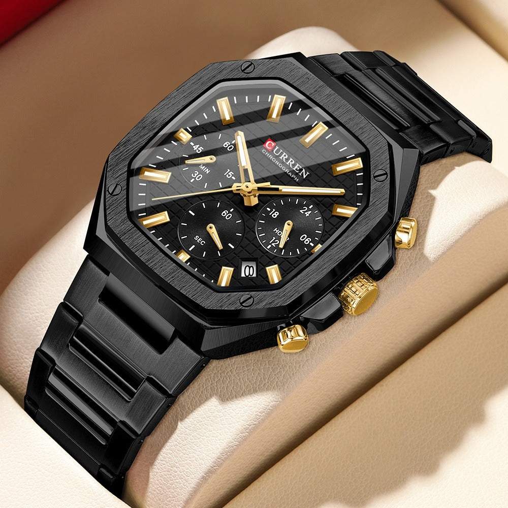 CURREN 8459 Men's Chronograph Watch