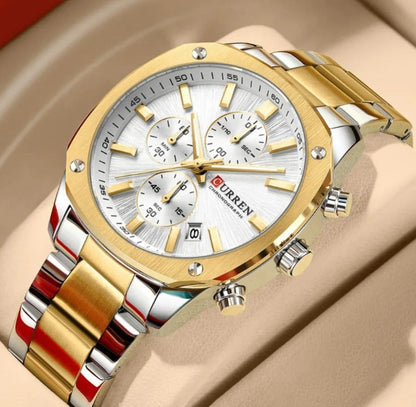CURREN 8490 Men's Stainless Steel Watch