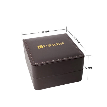 CURREN Original Brand Watch Gift Box & With Carry Bag (Size: 102mm - 110mm - 72mm)