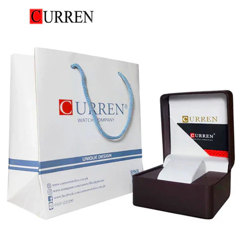 CURREN 8402 Men's Stainless Steel Watch