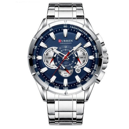 Men's Premium MP027 Watch with Leather Strap