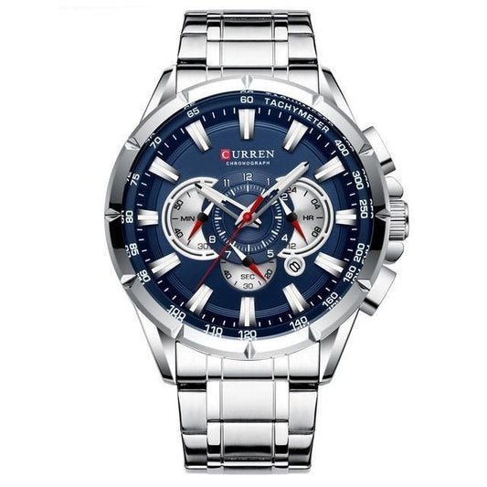 Men's Premium MP027 Watch with Leather Strap
