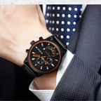 CURREN 8217 Men's Leather Straps Watch