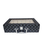 CURREN Original Brand PU Leather Display Collection Storage 12 Grids Watch Organizer Box