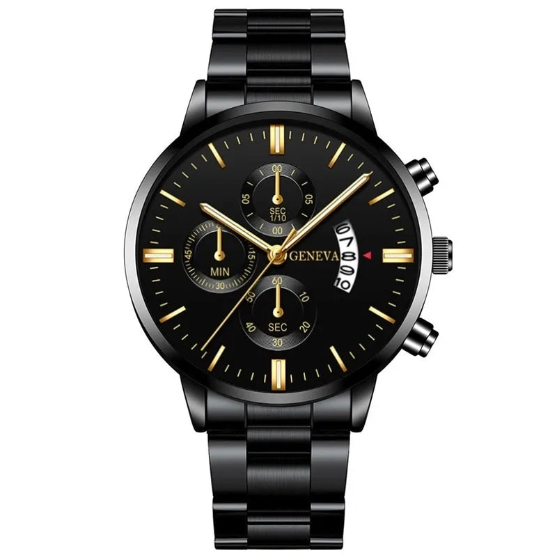 Men's Geneva Black Watch
