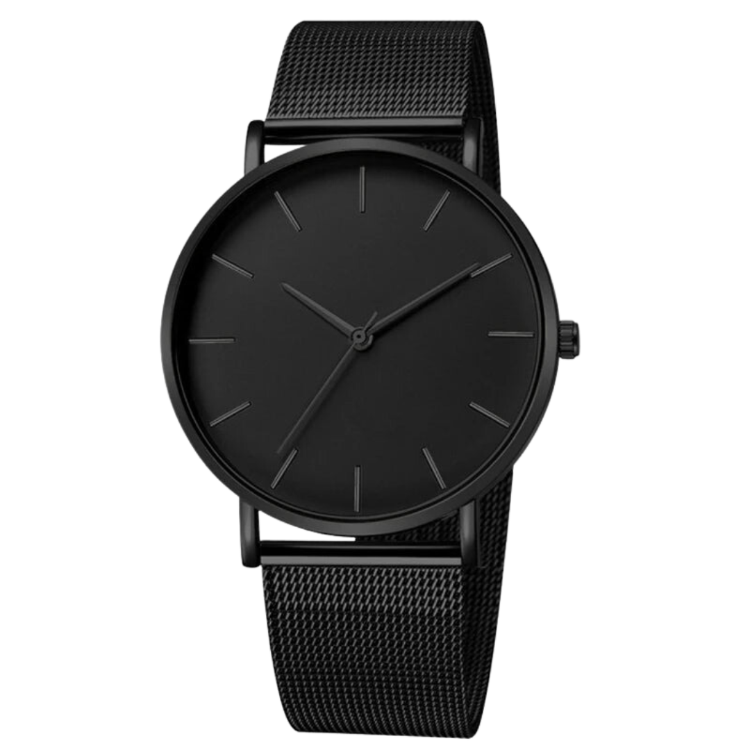 Men's Classic Minimalist Stainless Steel Watch