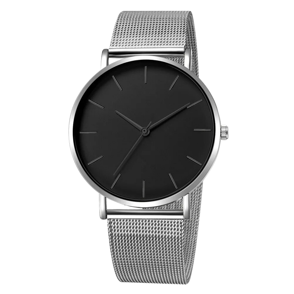 Men's Classic Minimalist Stainless Steel Watch