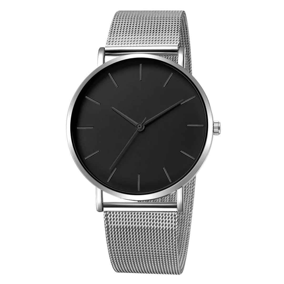 Men's Classic Minimalist Stainless Steel Watch