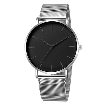 Men's Classic Minimalist Stainless Steel Watch