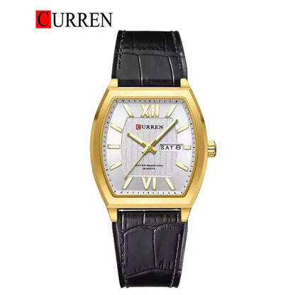CURREN 8478 Men's Leather Straps Watch
